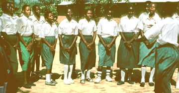 Conservation choir in village bordering Serengeti National Park