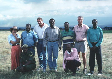 MGM consultant team with Kenya Wildlife Service counterparts